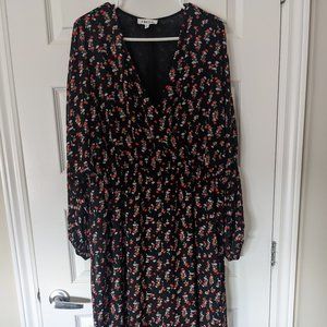 EDITED Adalee black floral dress